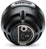 Shure MV5 iOS/USB Digital Condenser Microphone - Silver/Black 2