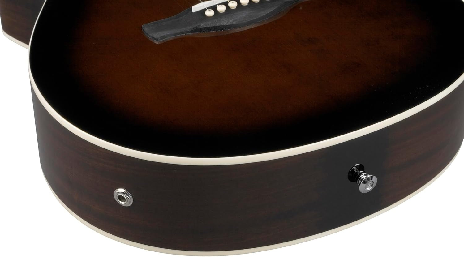 Ibanez AEG7 Left-Handed Acoustic Electric Guitar - Dark Violin Sunburst 3