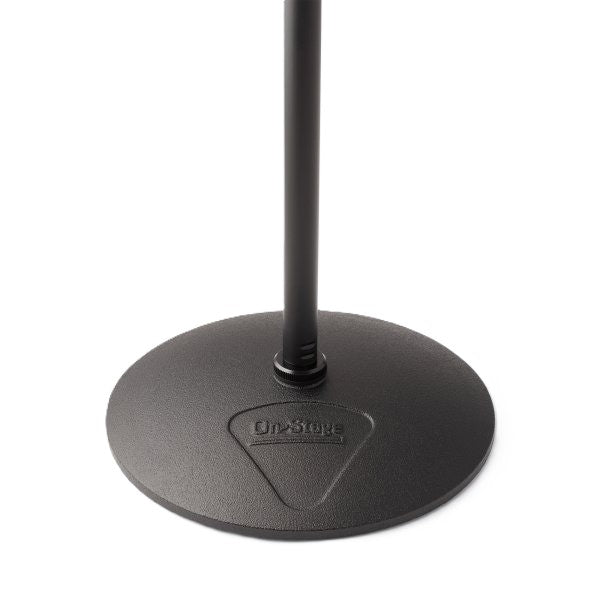 OnStage MS9510 One-Handed Round Base Microphone Stand - Black 3