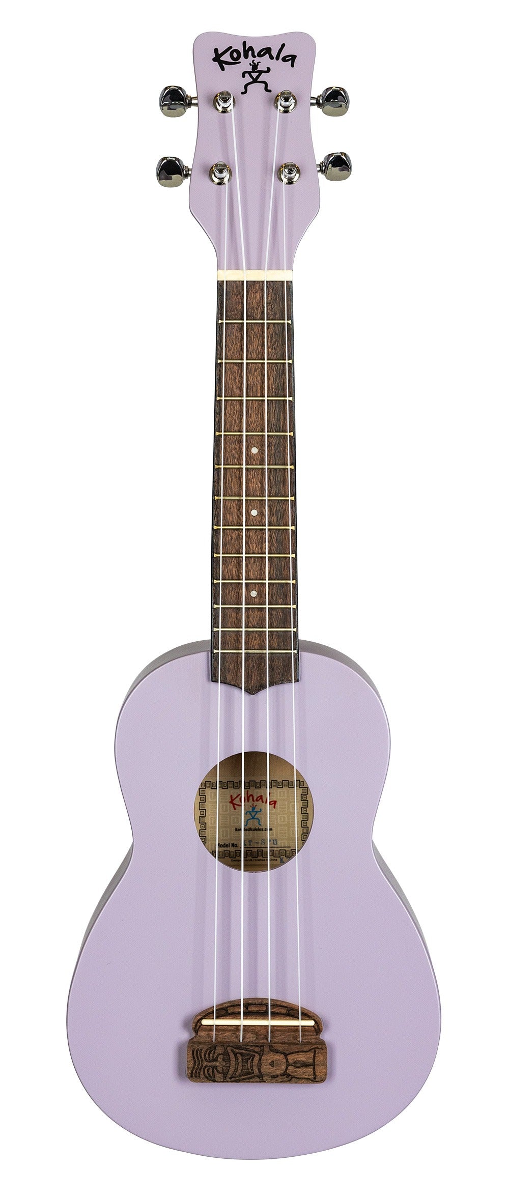 Kohala KT-SPU 'Tiki Series' Soprano Ukulele - Purple 4