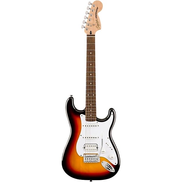 Squier Affinity Series Stratocaster Junior HSS Electric Guitar - 3 Color Sunburst 5