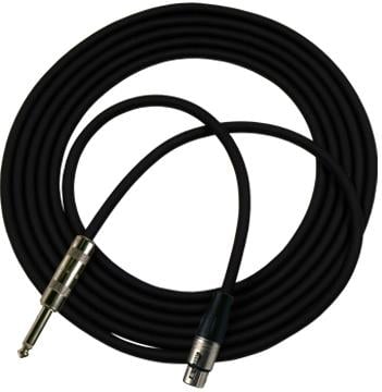 RapcoHorizon Microphone Cable Hi-Z  - N1HZ-20 - Neutrik XLR to 1/4, High Impedance, Pin 3 Hot, 20 fo
