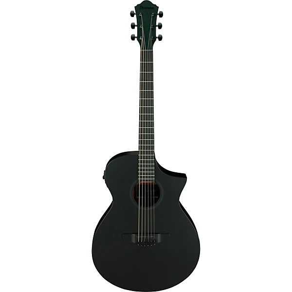 Ibanez AEWC621BOT Acoustic Electric Guitar - Black Out 5