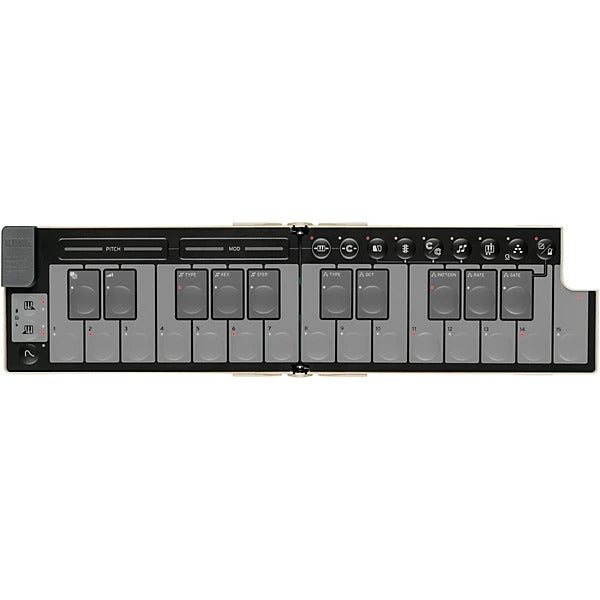 Korg nanoKEY Foldable MIDI Keyboard  - Sand Beige 6