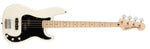 Squier Affinity PBASS PJ Bass Guitar Maple Neck Olympic White No Case 2