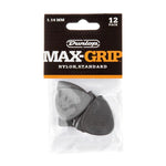 Dunlop 1.14 Nylon Max Grip Picks (Gray) - 12 Pack 3