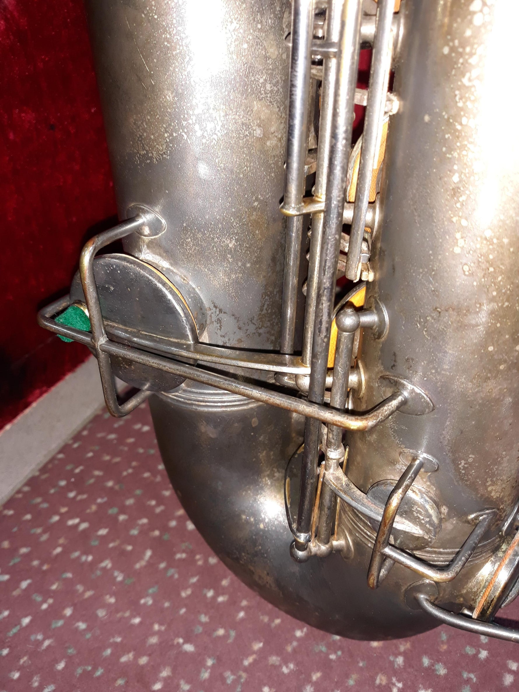 Used Dorn & Kirschner Bb Nickle-Plate Tenor Saxophone - With Original Case 3