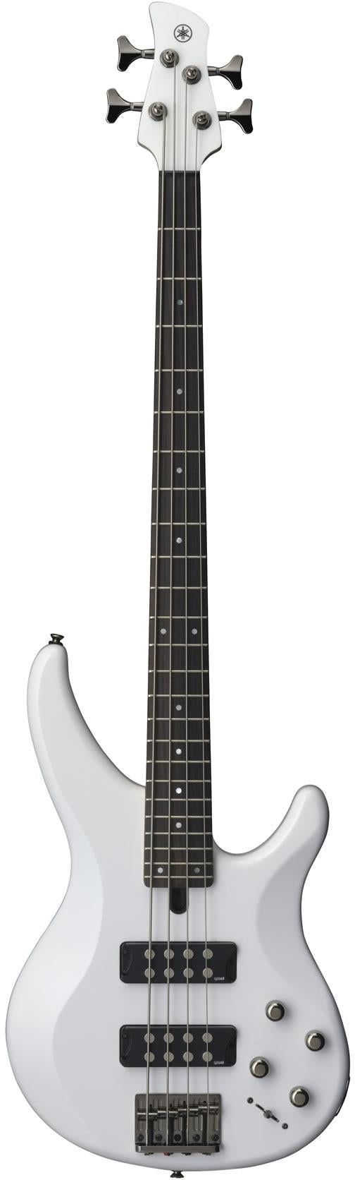 Yamaha TRBX304 4 String Bass Guitar - White 2