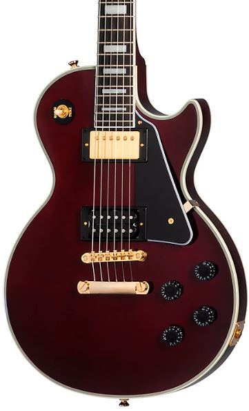 Epiphone Jerry Cantrell 'Wino' Les Paul Custom Electric Guitar - Wine Red