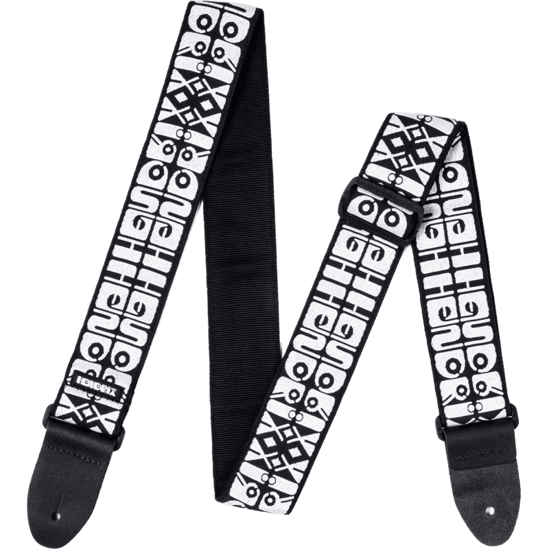 Dunlop JH05 Hendrix Logo Strap (Black & White)