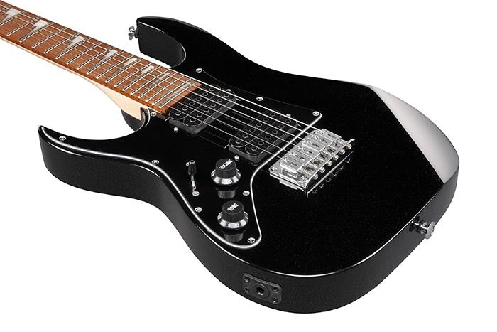 Ibanez Mikro Series 3/4 Size Electric Guitar - Black Night (Left Handed) 5