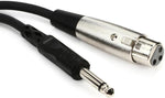Hosa PXF105 XLR (Female) - 1/4\" (Male Mono) Cable 5'