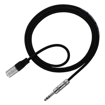 Concert BPBQXM-10 10-Foot Balanced Line Cable (TRS 1/4\" to XLR Male)