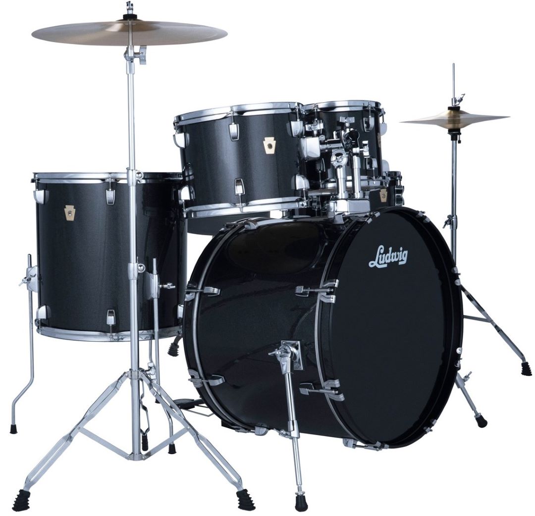Ludwig Accent Fuse 5 Piece Drum Set - Moon Dust