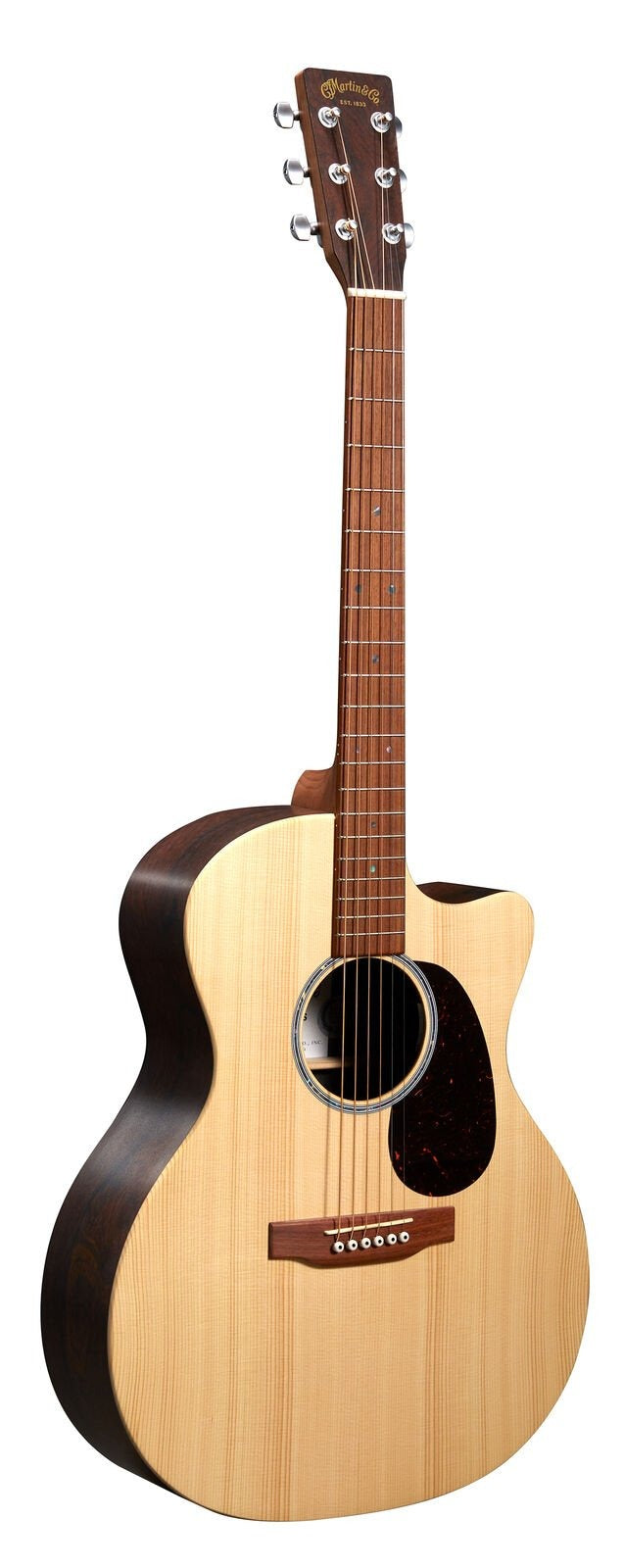 Martin GPC-X2E Acoustic Electric Guitar - Natural Cocobolo 6