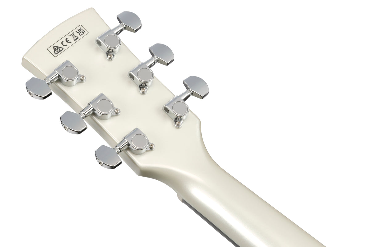 Ibanez AJ70M2EPW Acoustic Electric Guitar - Pearl White High Gloss 3