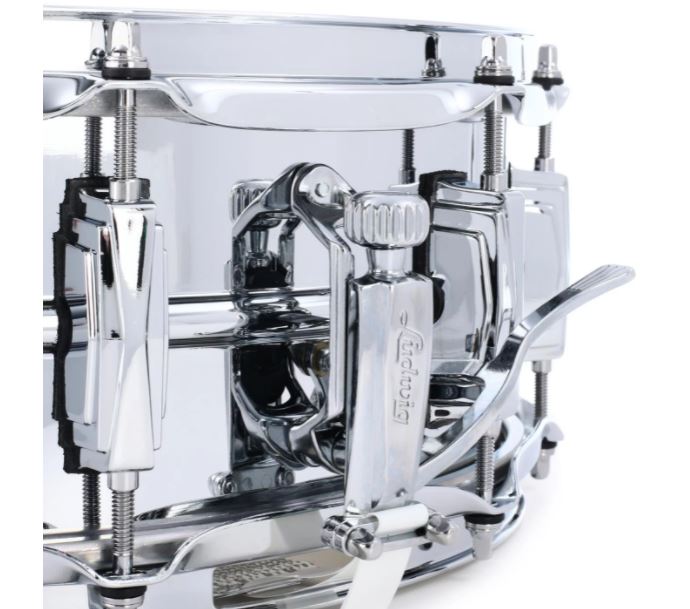 Ludwig LM402 Supraphonic Snare Drum - 6.5\"X14\" Chrome 4