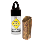 The Rock Slide Aged Brass Guitar Slide - Large 2