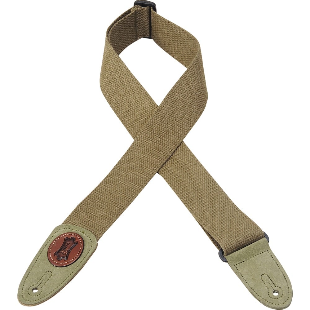 Levy's MSSC8 Cotton Guitar Strap - Green 2