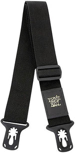 Ernie Ball P04056 2\" Polypro Polylock Guitar/Bass Strap - Black