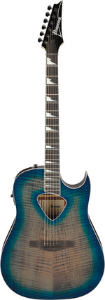 Ibanez ALT50FABDB Acoustic Electric Guitar - Blue Doom Burst High Gloss 8