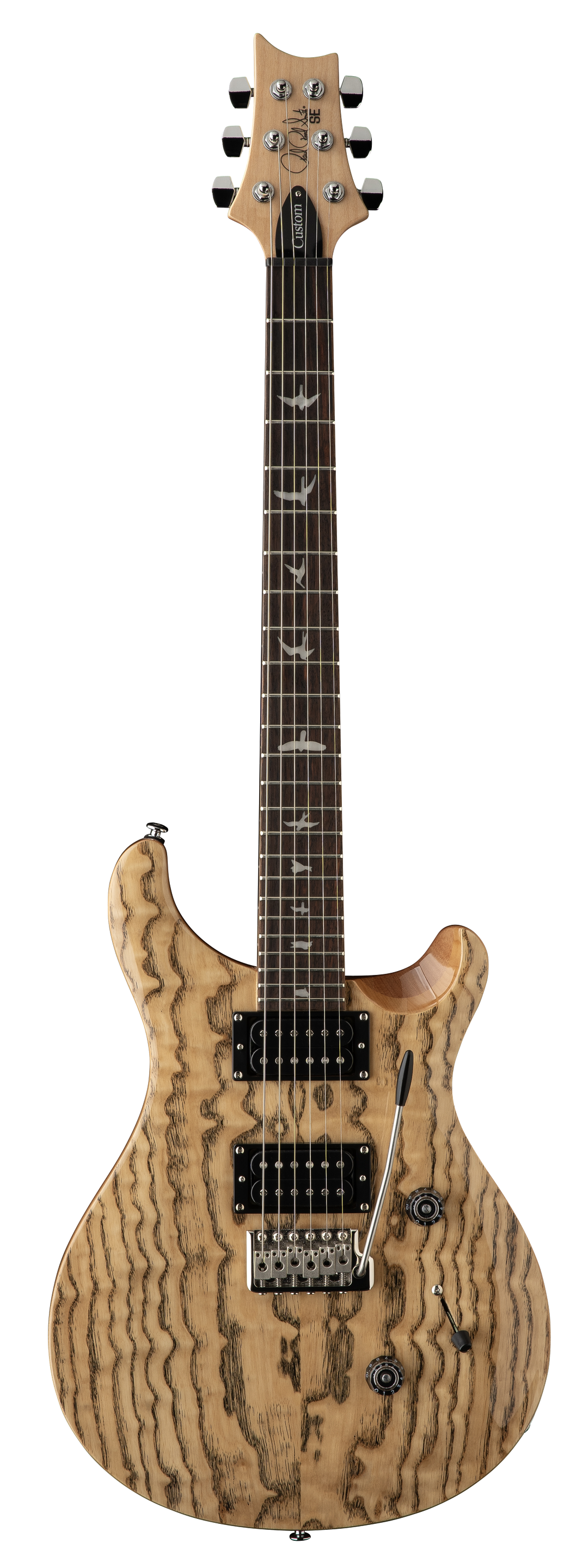 PRS 'Limited Edition' SE Custom 24 Burled Ash Electric Guitar - Natural 6