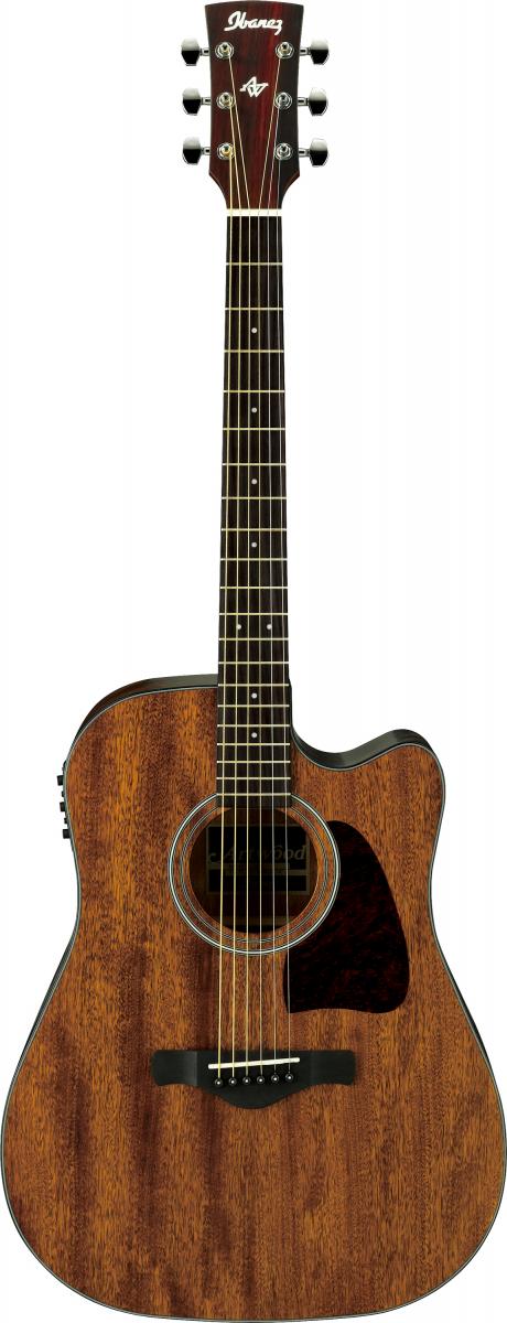 Ibanez AW54CEOPN Artwood Dreadnought Acoustic-Electric Guitar (Open Pore Natural) 9
