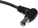 Truetone MC2 Angled to Straight 2-Plug Daisy Chain Power Extension Cable - 24\" 4