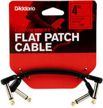 D'Addario 4\" Right Angle Flat Patch Cable (twin pack) 2