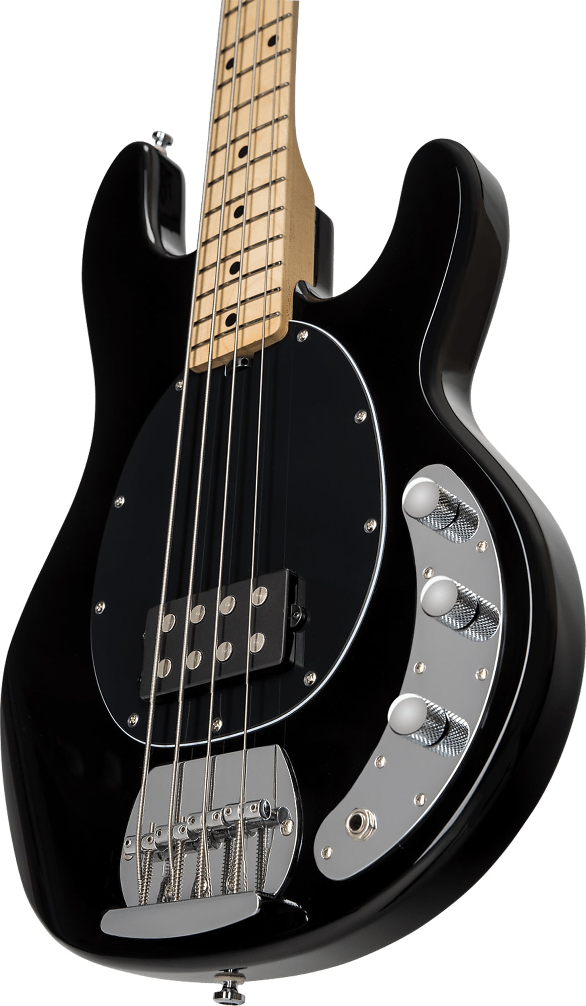 Sterling by Music Man RAY4-BK-M1 Bass Guitar StingRay Ray4 (Black) 4