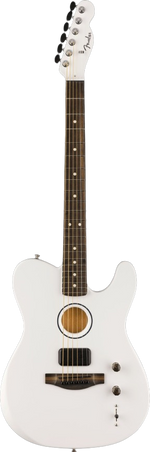 Fender 'Limited Edition' Finneas American Acoustasonic Telecaster - Arctic White 5