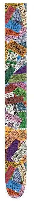 Perri 2.5\" Guitar Strap - (The Beatles Concert Tickets) 3