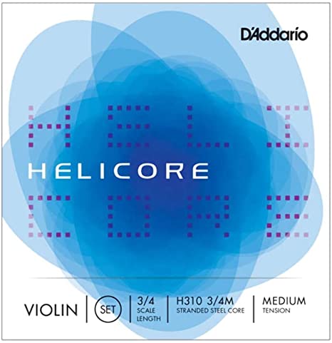 D'Addario H310 3/4-Size Helicore Violin Pack (3/4 Medium)