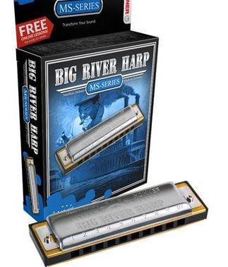 Hohner BGRVR-F Big River Harmonica KEY OF F