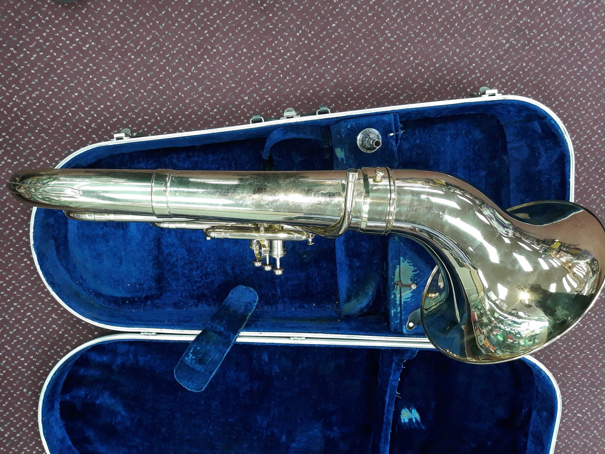Used F.A. Reynolds 3-Valve Brass Baritone Horn - Brass Body With Nickel-Silver Trim 5