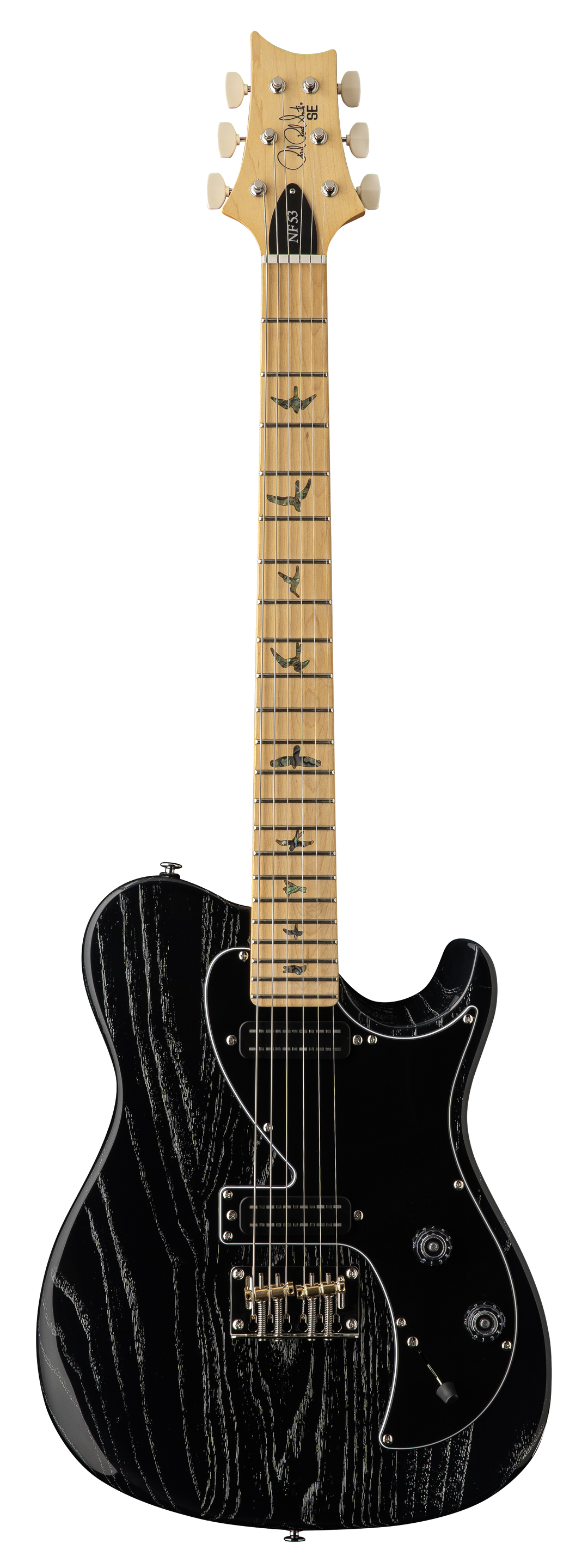 PRS SE NF 53 Electric Guitar - Black Doghair 4
