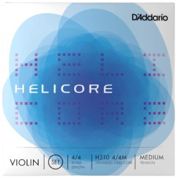 D'Addario H310 Helicore Violin Pack - 4/4 (Medium Tension)