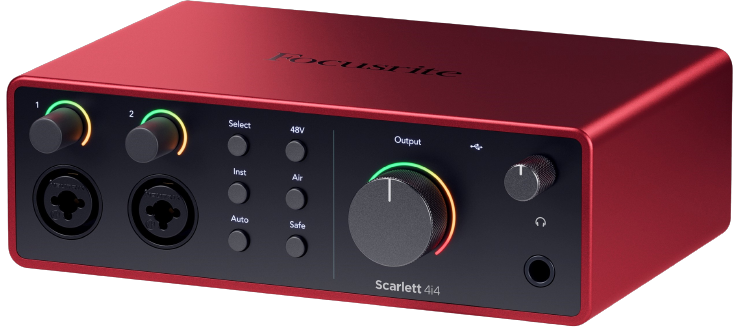Focusrite Scarlett 4i4 4th Gen USB Audio Interface 2