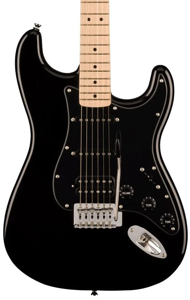 Squier Sonic Stratocaster HSS Electric Guitar - Black – George's Music