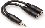 Hosa YMM232 3.5mm (Stereo) - (2) 1/8\" Female Adapter