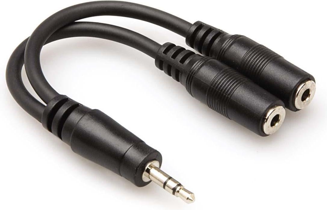 Hosa YMM232 3.5mm (Stereo) - (2) 1/8\" Female Adapter