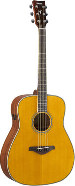 Yamaha FG-TA TransAcoustic Dreadnought Acoustic-Electric Guitar - Vintage Tint 2