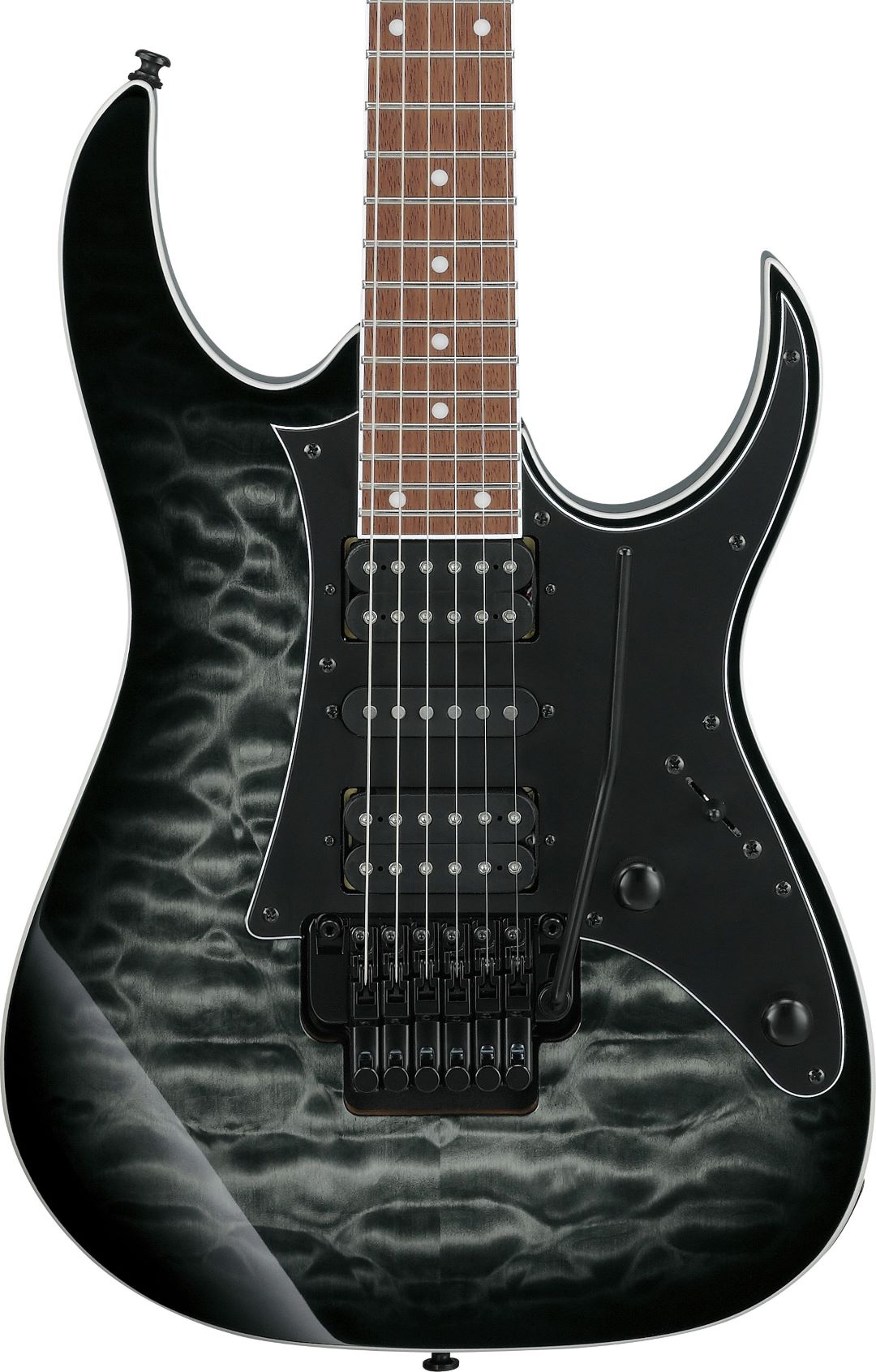 Ibanez RG450QMB Standard Electric Guitar - Transparent Gray Burst