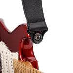 D'Addario Comfort Leather Auto Lock 2.5\" Guitar Strap - Black 2