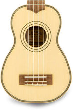 Lanikai SPST-S Solid Spruce-Top Soprano Ukulele with Gig Bag
