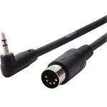 Boss BMIDI-5-35 Type A 3.5mm TRS to Male 5-pin DIN MIDI Cable - 5' 2