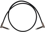 Ernie Ball 24\" Flat Ribbon Stereo Patch Cable - Black 2