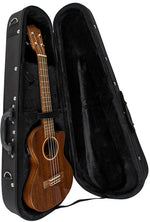 Lanikai QM-BLCEC Acoustic/Electric Concert Ukulele with Soft Case (Quilted Blue Stain) 6