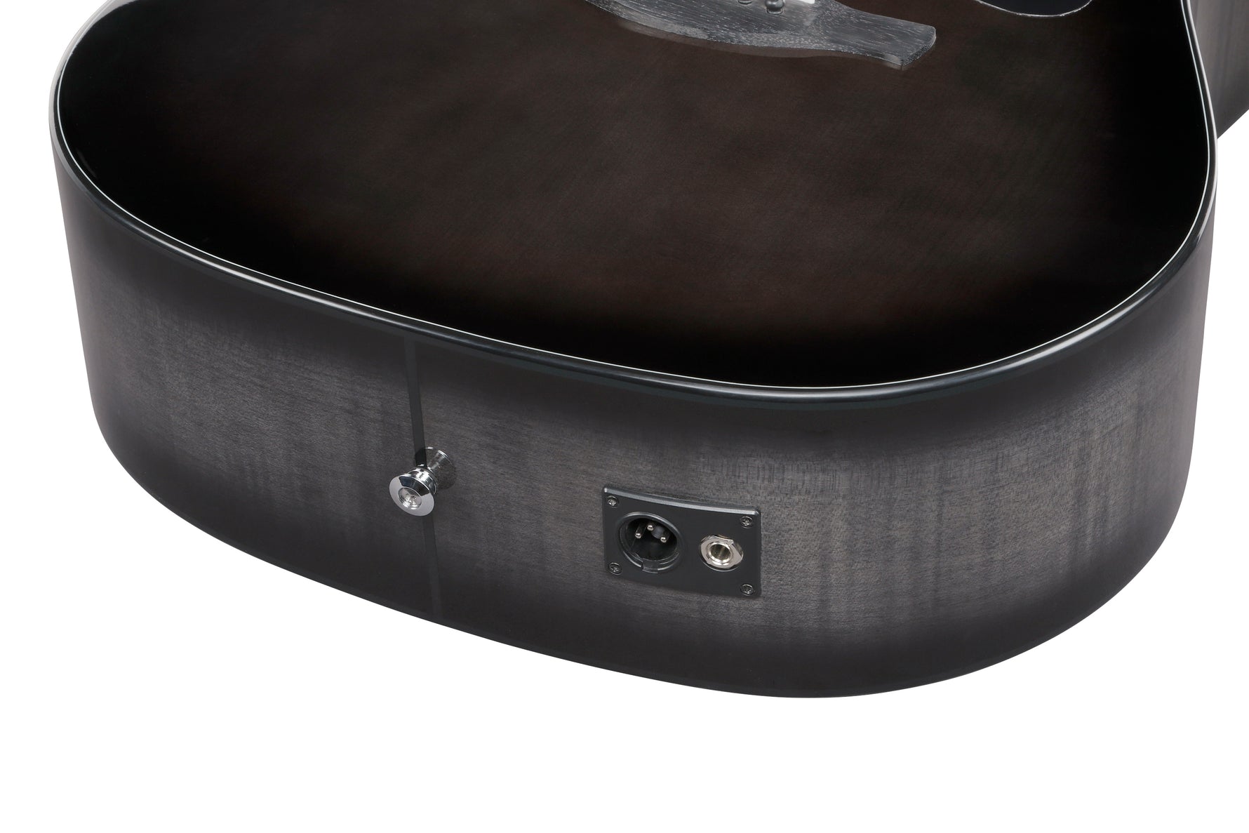 Ibanez AAD77CETKS Acoustic Electric Guitar - Transparent Black Sunburst High Gloss 4