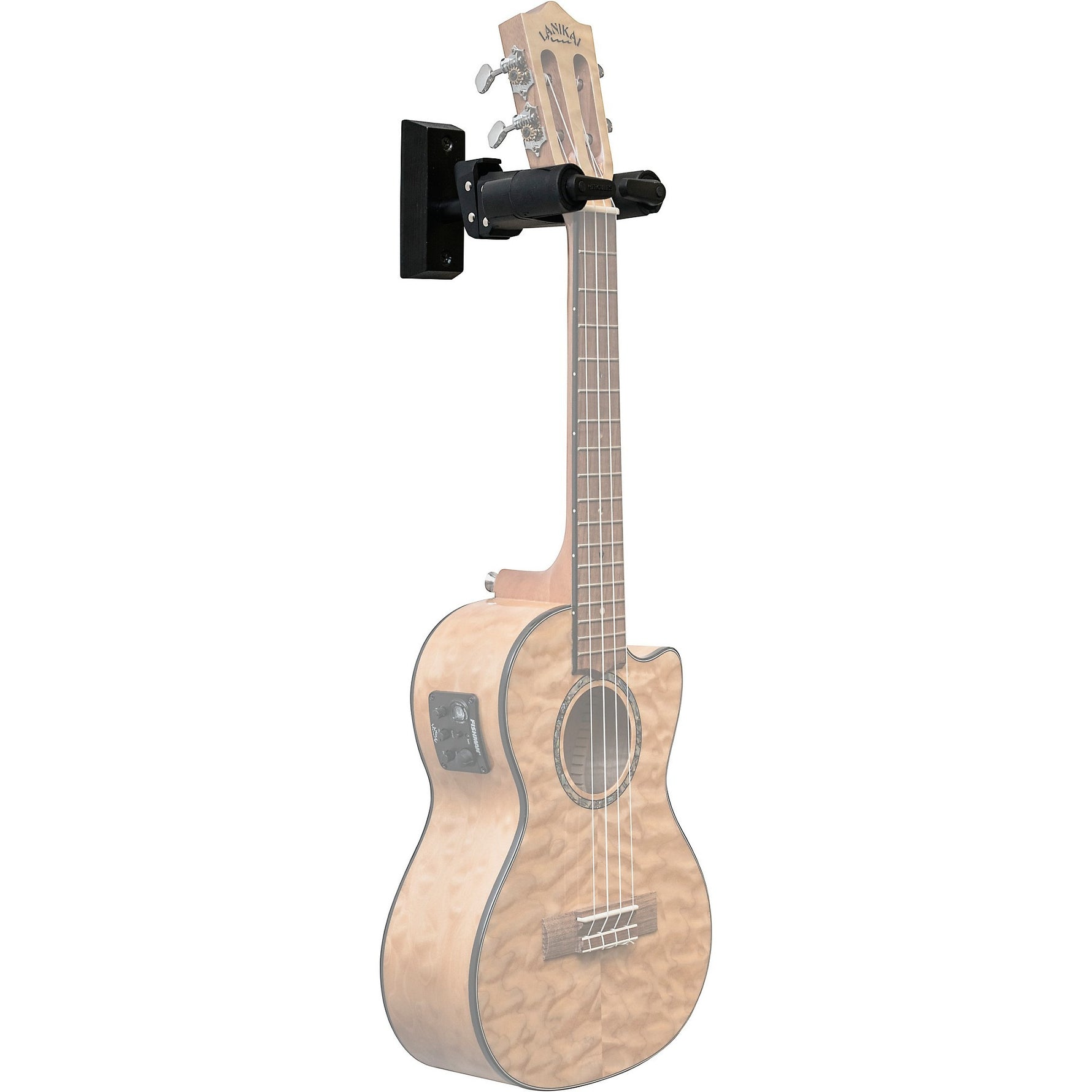 Hercules GSP38WBBKPLUS Black ABS Wall Mount Guitar Hanger with Auto Grip System 2